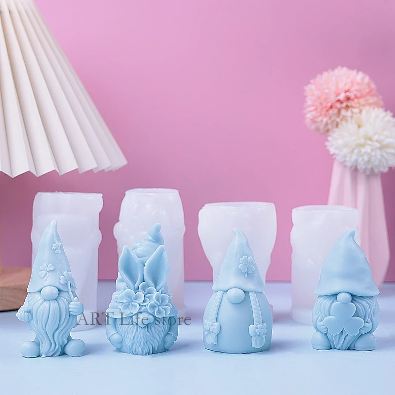 Soap Making Gifts - Cetakan lilin silikon kurcaci Natal 3d