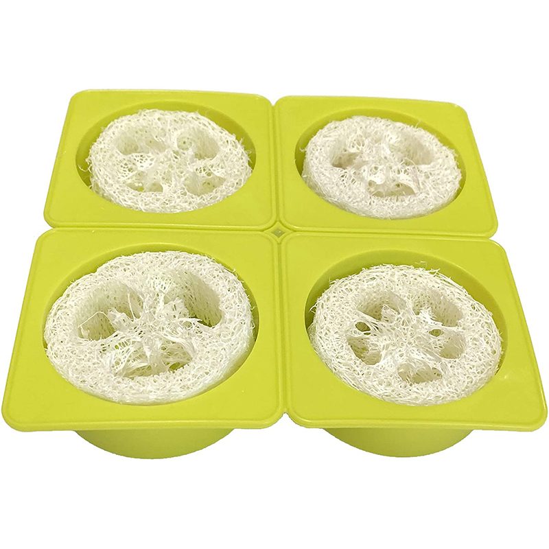 Soap Making Kit For Beginners - 4 Lubang Putaran Silikon Sabun Cetakan