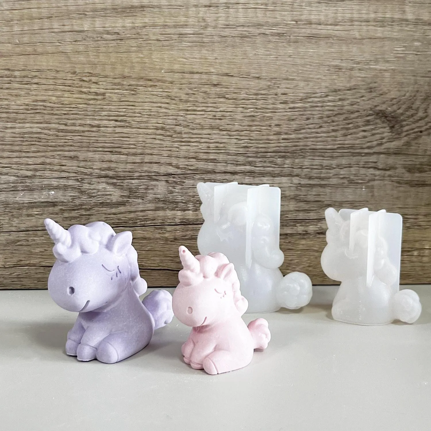 Soap Making Instructions - 3D silikon geometris Unicorn kucing rusa
