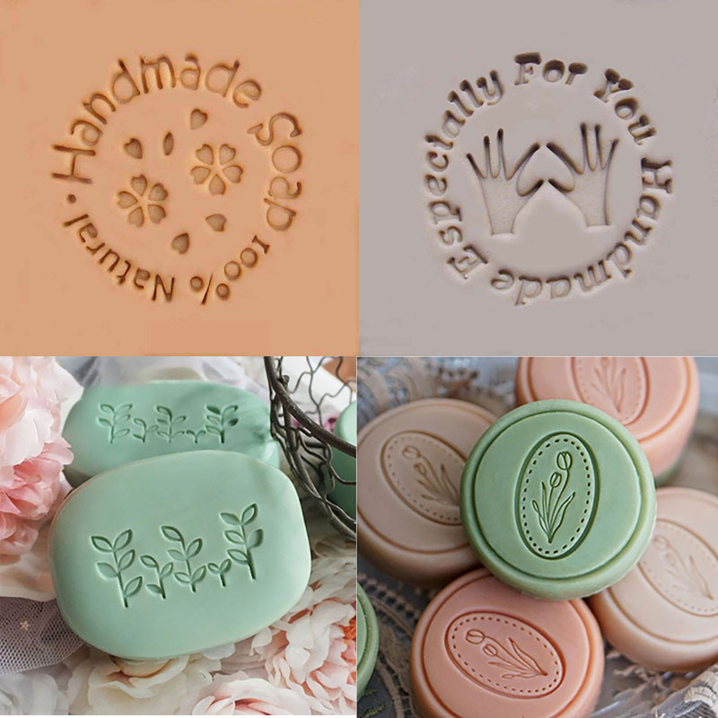 Soap Making Kit For Beginners - Cetakan stempel sabun kustom personalisasi, segel