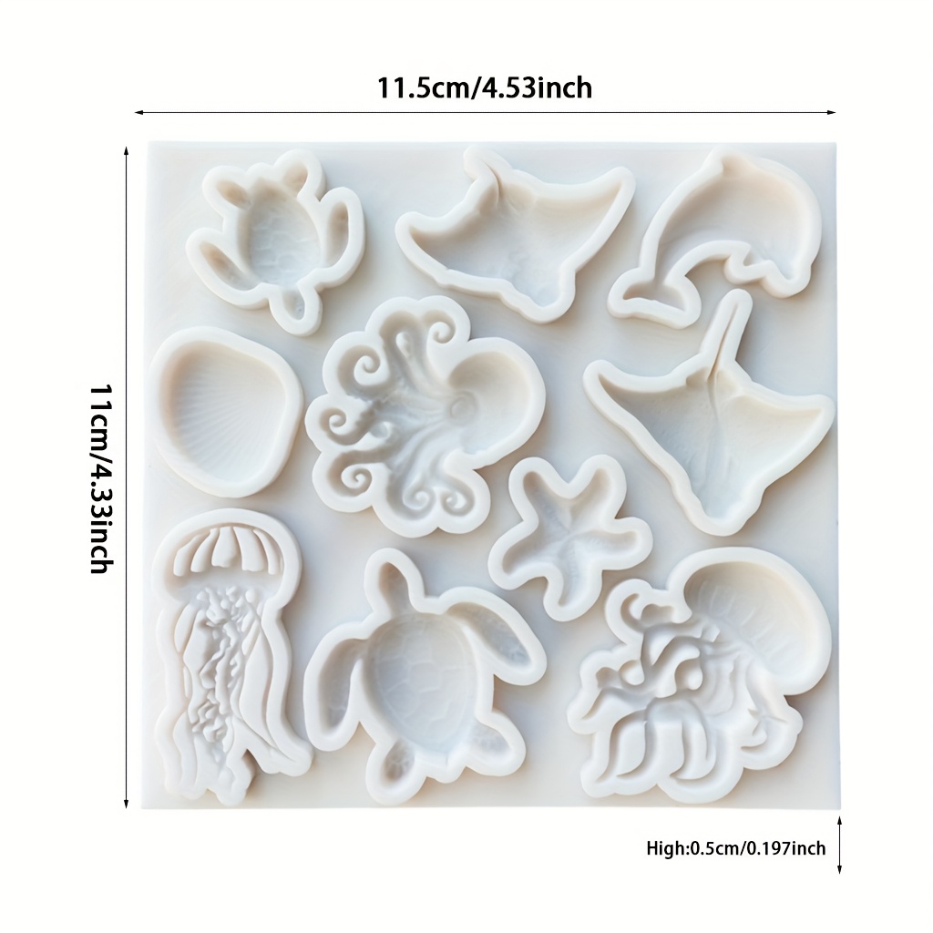 Cetakan Silikon Hewan Laut Gur - Soap Making Kit For Beginners ulasan dan harga