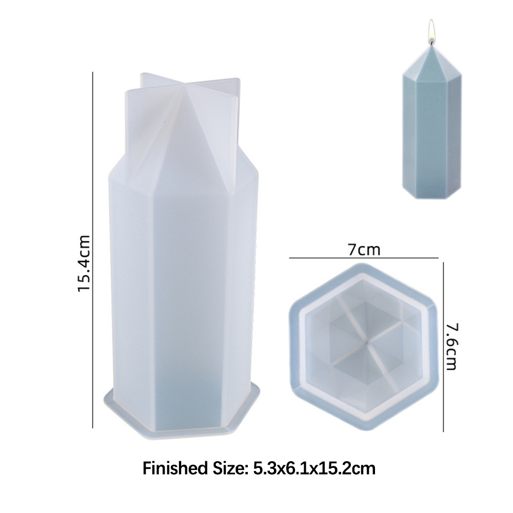 Cetakan lilin kolom heksagonal - Soap Making Kit For Beginners ulasan dan harga