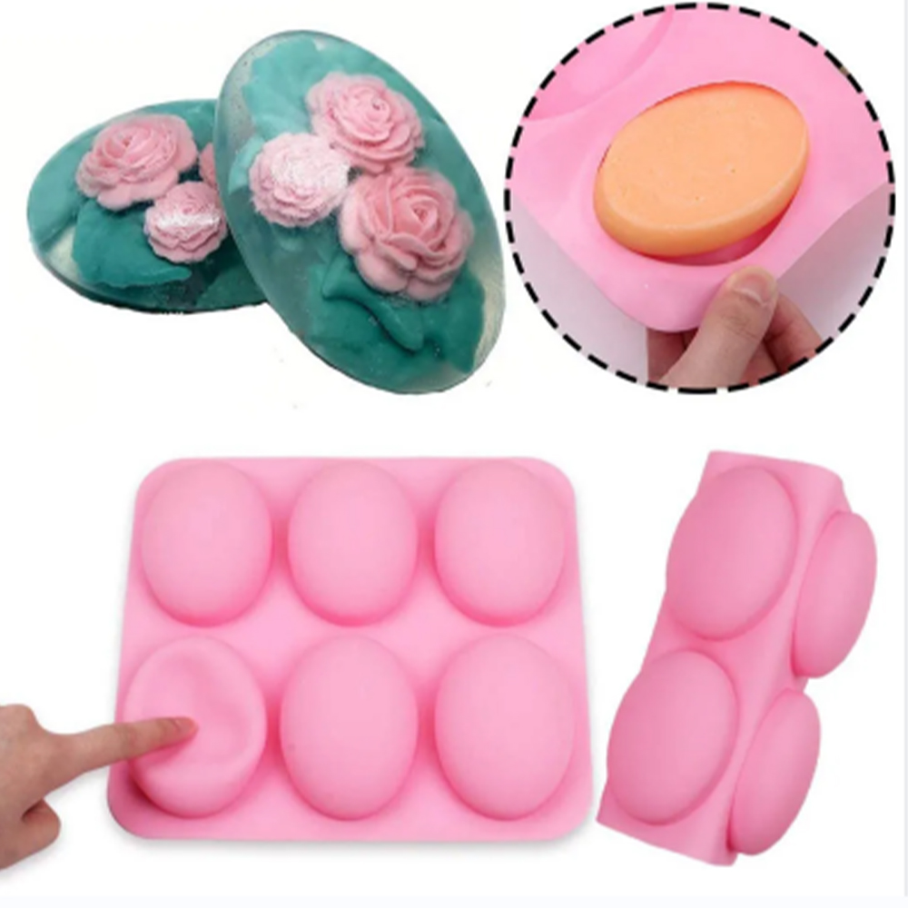 Cetakan sabun silikon Oval 6 l - Soap Making Instructions ulasan dan harga