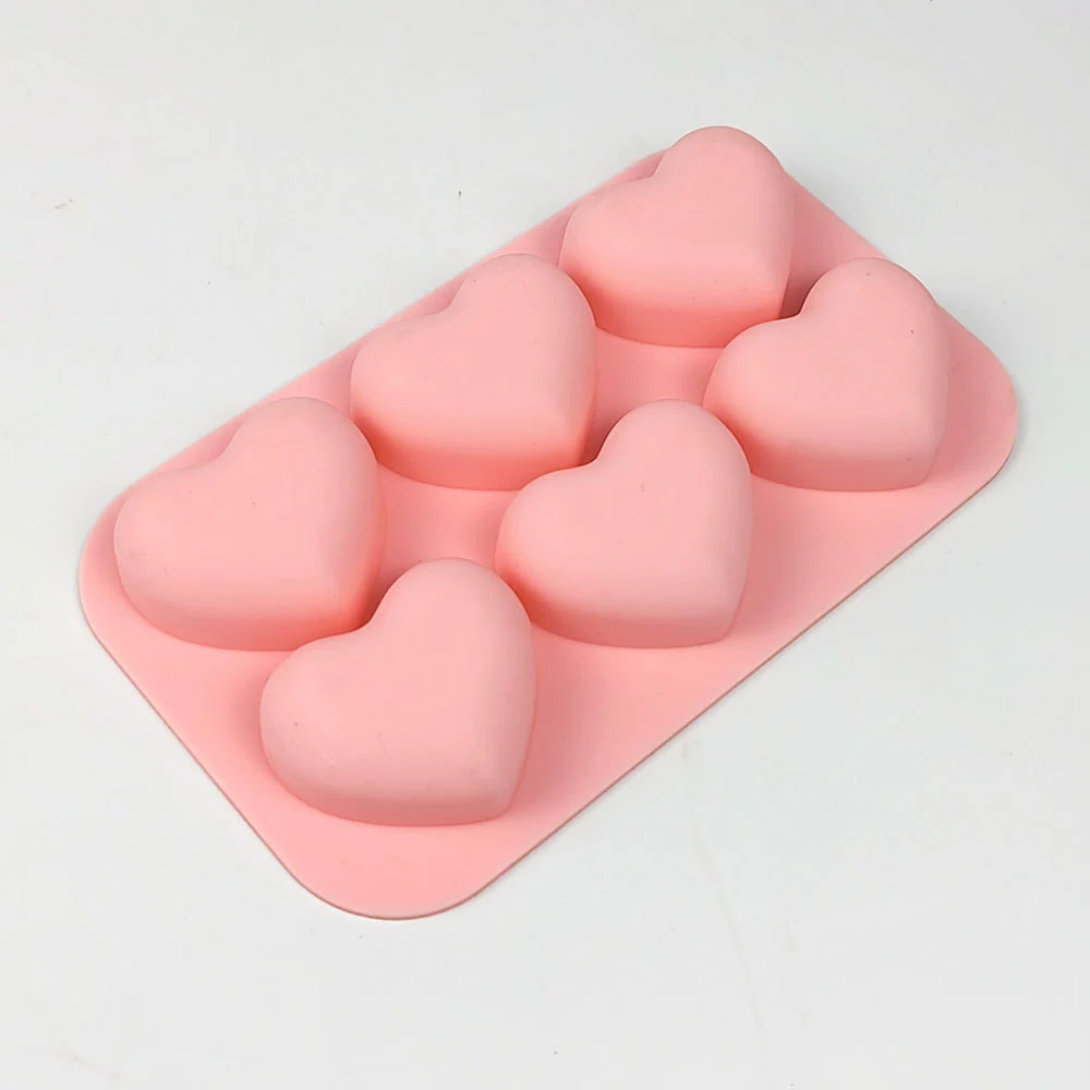 Cetakan Silikon Bentuk Hati 6  - Soap Making Gifts ulasan dan harga